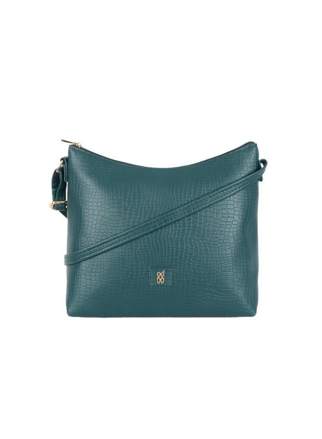 Baggit Women Green Sling Bag Medium Size | Ladies Stylish Casual Cross Body Purse Handbag - Image 1