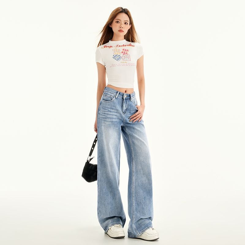 Unisex Classic Denim Jeans Loose Fit Daily Outdoor Wear - Image 2