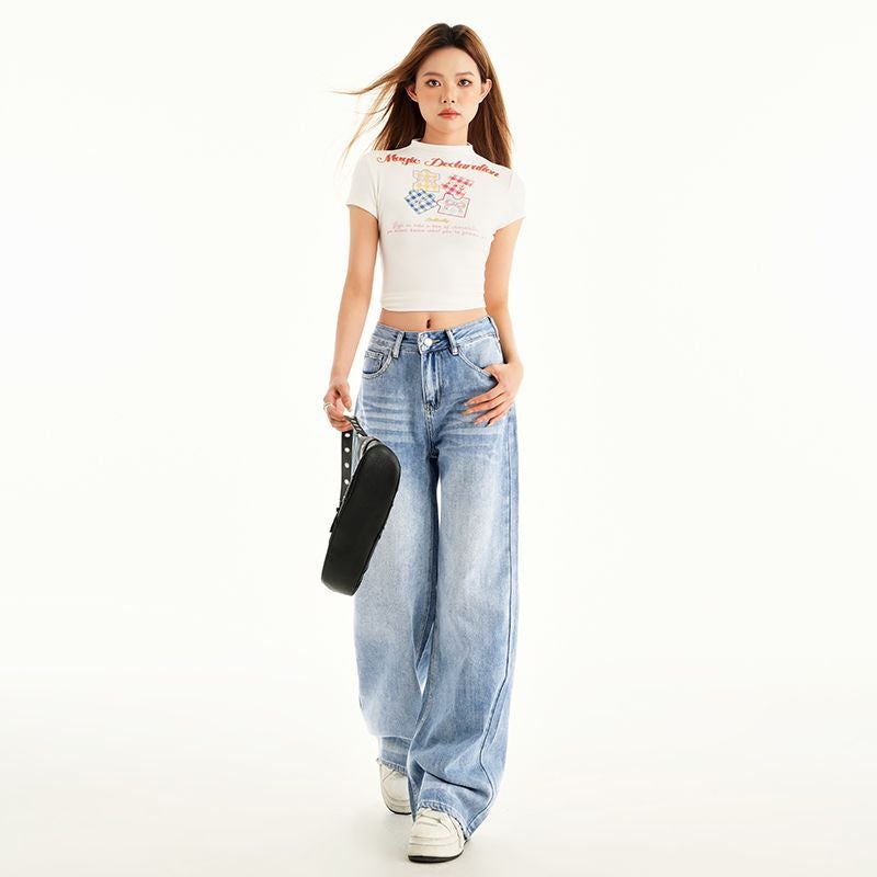 Unisex Classic Denim Jeans Loose Fit Daily Outdoor Wear - Image 3