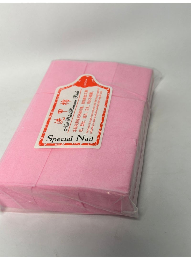 Nail Polish Remover Cotton Pads Nail Polish Remover Cotton Wipes Makeup Cleaner Cotton Wipes 1000Pcs Disposable Hard Cotton Pads Nail Polish Remover Wipes Makeup Cleaner Cotton 1000PCS - Image 1