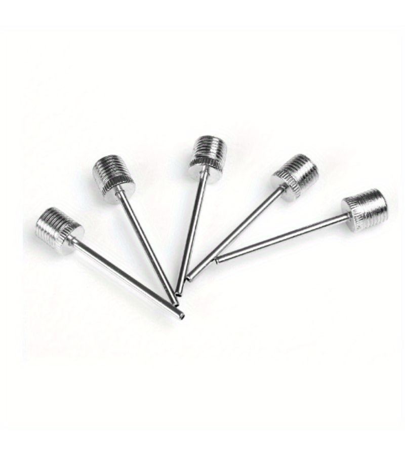 40 Pcs Iron Ball Needles Durable Inflation Valve Set Universal Sports Air Pump Needles Silvery - Image 3