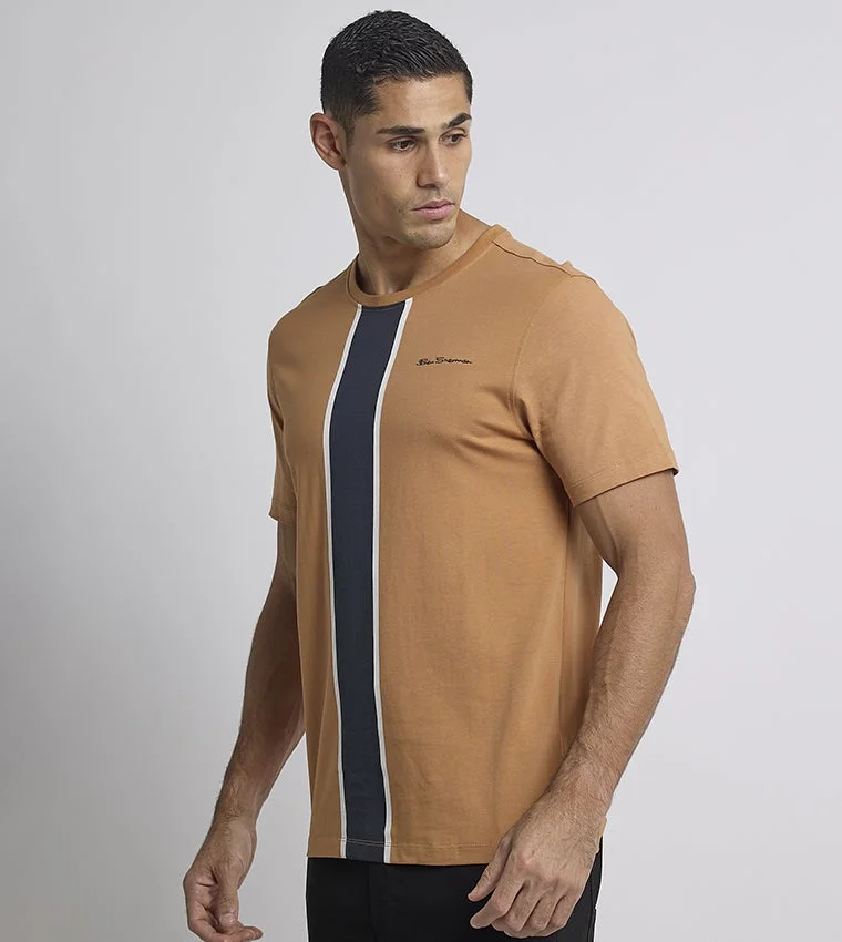 بين شيرمان Ben Sherman Men's Crew Neck Short Sleeve Graphic T-Shirt