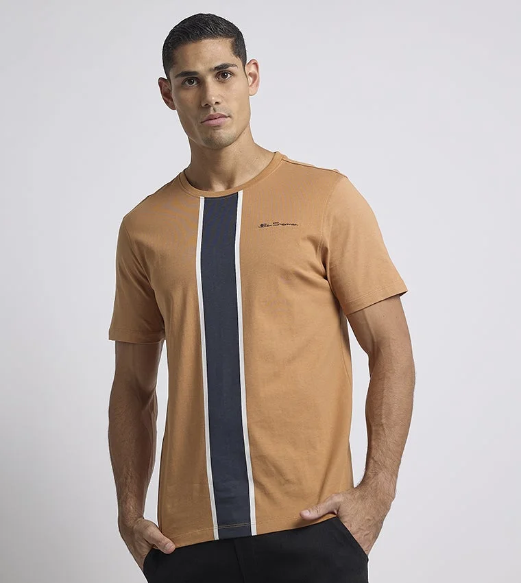 بين شيرمان Ben Sherman Men's Crew Neck Short Sleeve Graphic T-Shirt