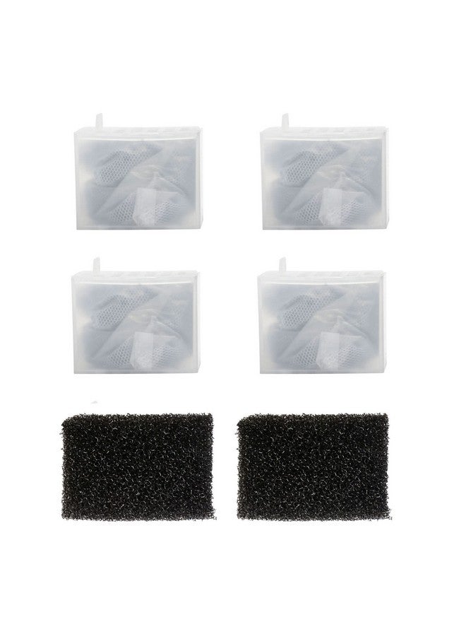 NICREW Replacement Cartridge For Fish Tank Filter Magi Mini/200, Aquarium Filter Foam And Active Carbon - Image 1