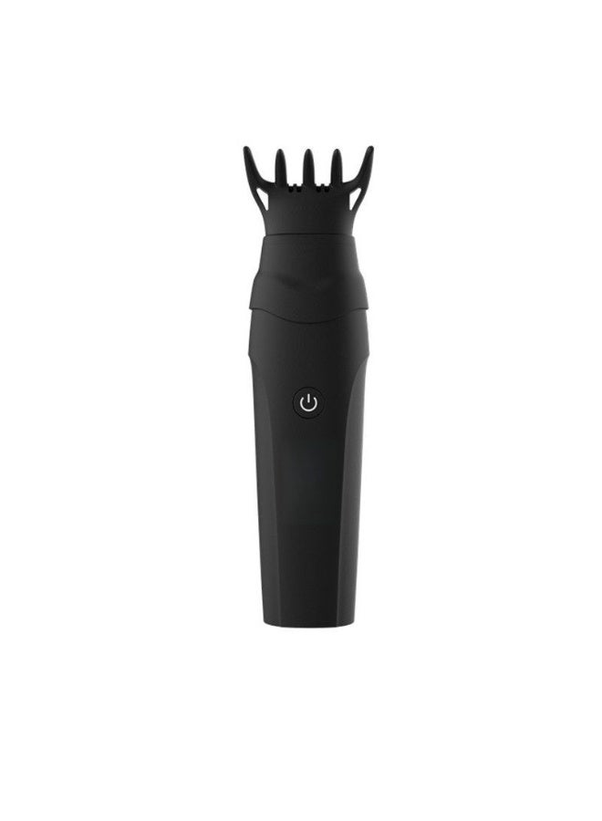 Bukhoor 2 in 1 Portable Electronic Hair Incense Burner - Smart Incense Burner Comb with 2 Attachments to Fragrance Hair and Clothes, Wireless Rechargeable Design - Black - Image 2