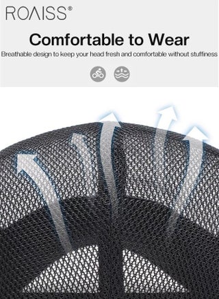 2 Pcs Men's Mesh Cap Breathable Summer Newsboy Hat Adjustable Duckbill Ivy Gatsby Cabbie Driving Hat Casual Beret, Fashion Forward Cap - view 5