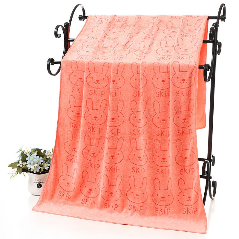 general Kelman Microfiber Bath Towel Soft Absorbent Cartoon Embossed Beach Towel 70x140cm - Image 5