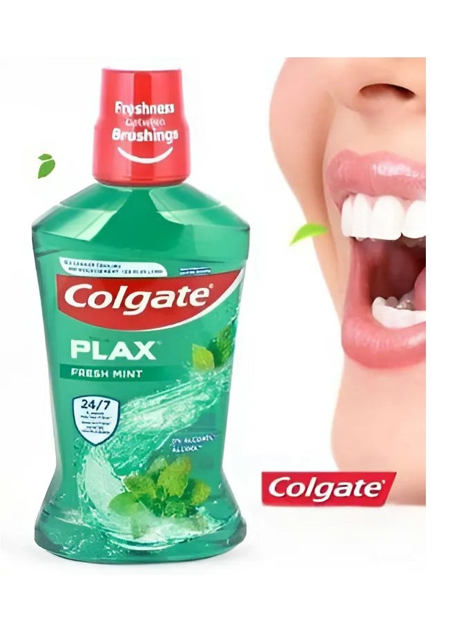 كولجيت كولجيت 2 عبوة بلاكس غسول الفم برائحة النعناع 250 مل  - Image 2