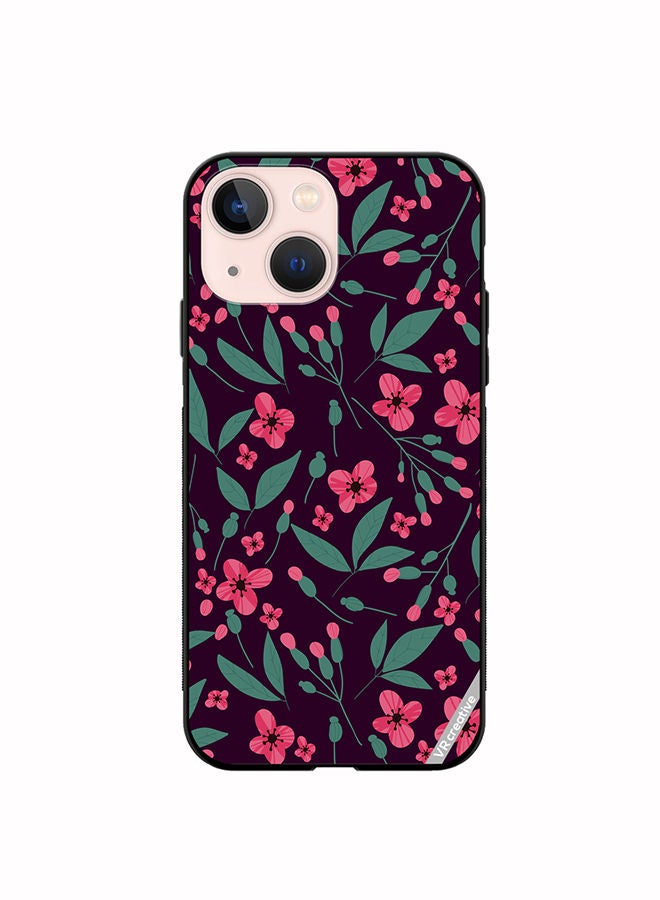 VR CREATIVE Protective Case Cover For Apple iPhone 14 Plus Flower Design Multicolour - Image 1