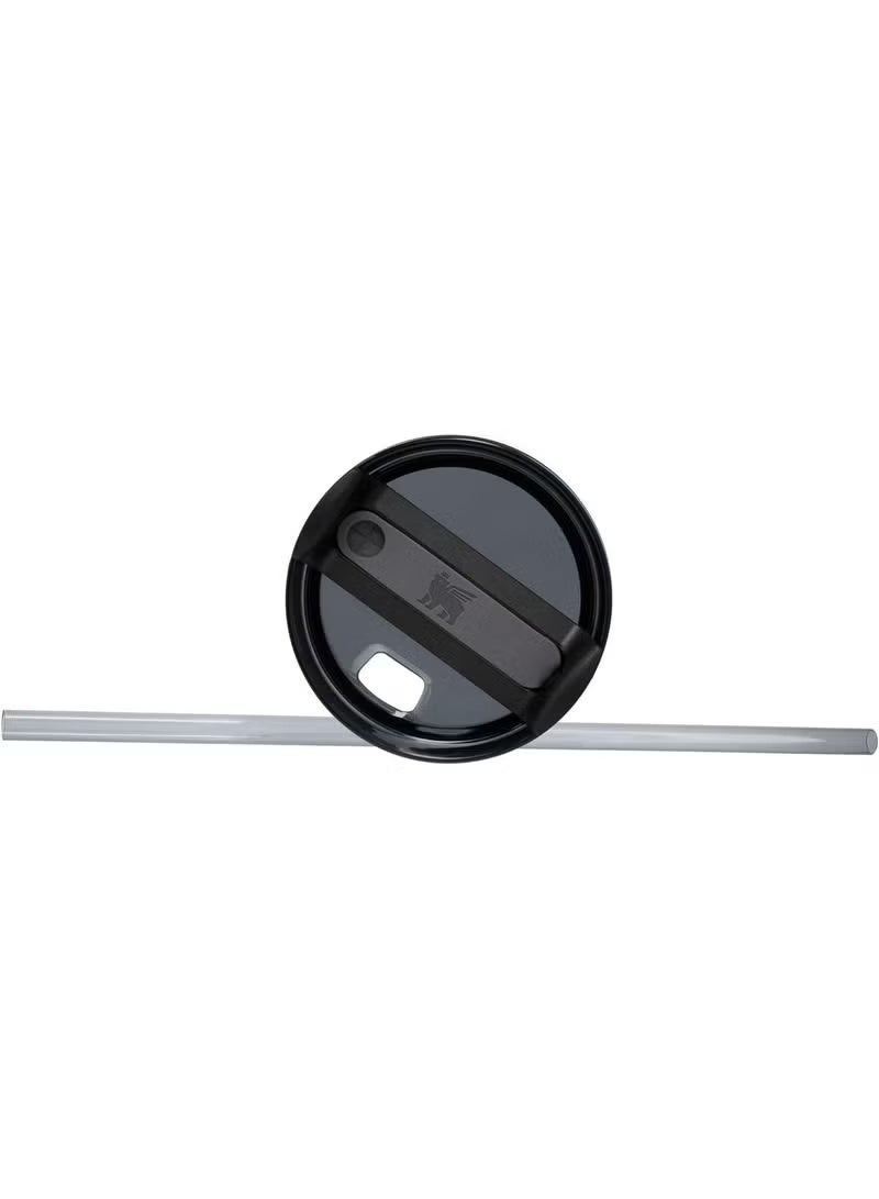 ستانلي كوب ستانلي بمقبض وماصة 40 أونصة | غطاء فلوستيت 3 أوضاع | كوب معزول من الستانلس ستيل | خالي من BPA | أسود - Image 5