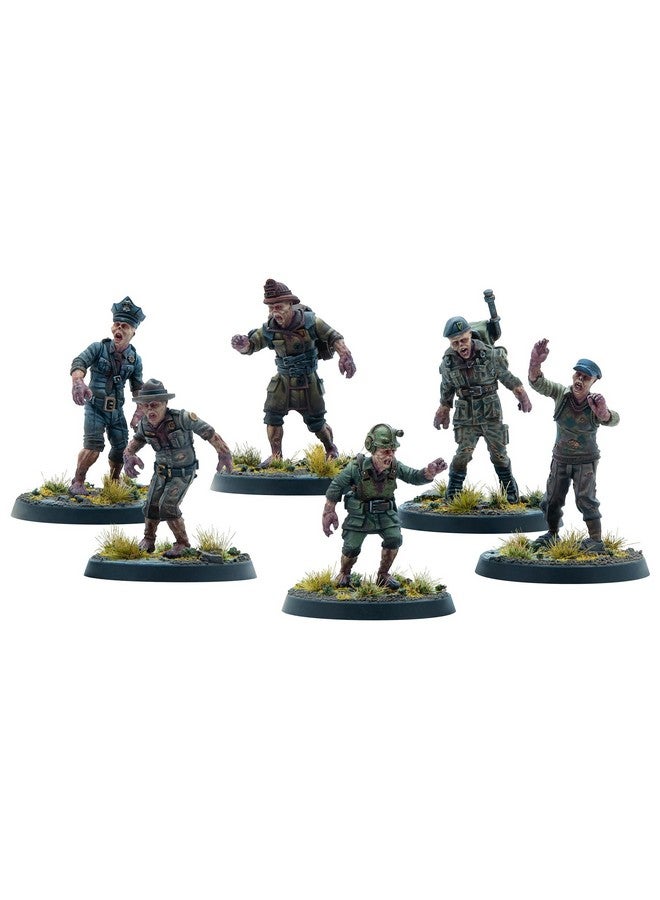 Modiphius Modipihus Entertainment: Fallout: Wasteland Warfare - Creatures: Ghoulish Remnants Miniatures - 6 Figure Set, Unpainted, The Wilds of Appalachia Wave - Image 1