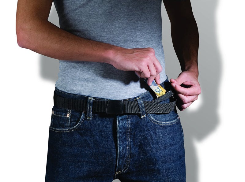 Pacsafe Cashsafe Anti-Theft Travel Belt Wallet, Black - Image 2