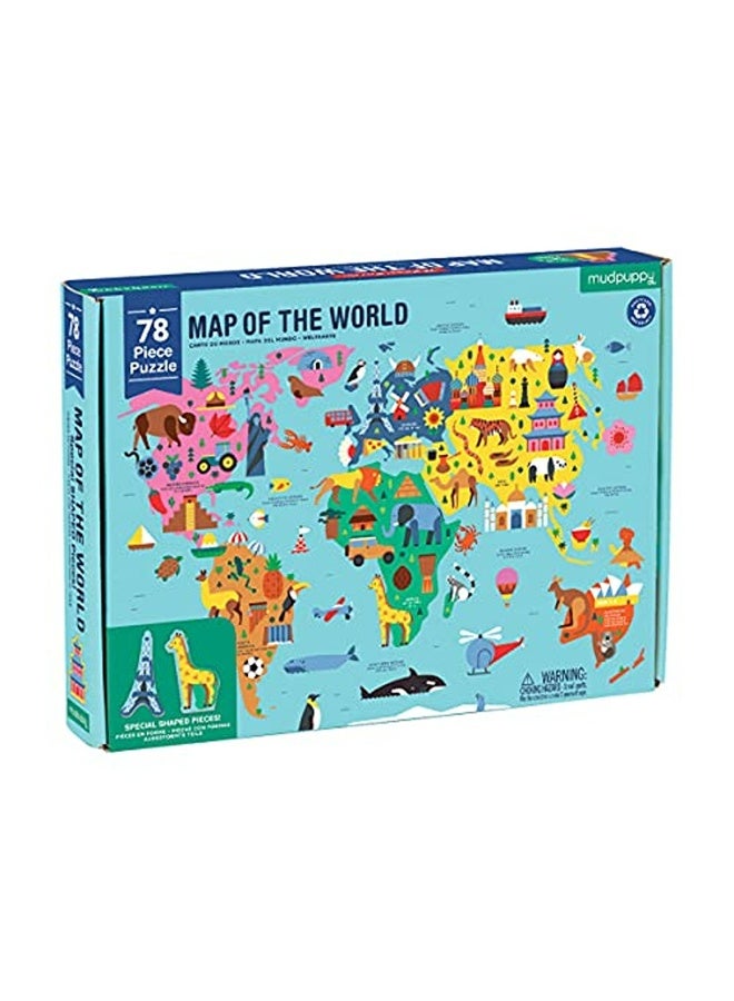 Puz 70 Geography Map Of World