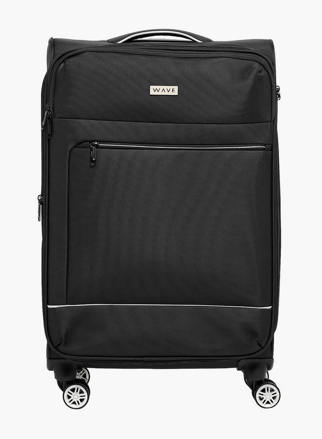 Wave Solid Softcase Trolley Bag With Retractable Handle - Image 3