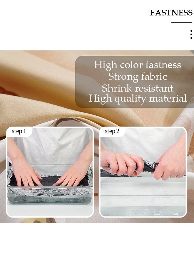 Arabest Bottom Bunk Bed Curtains Privacy Curtains Breathable Dustproof Single Bed Blackout Curtains Privacy Cloth Panels Underbed Loft Bed Canopy Tent Curtain Shading Drapes for Dorm Home College 2 Panels - Image 3