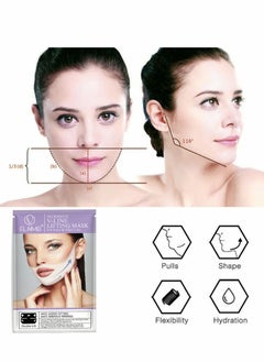 Y&D V-Shape Mask, Hanging Ears Hydrogel Line V, Lifting and Contouring Facial Line, Suitable for Double Chin Reduction,  - Image 2