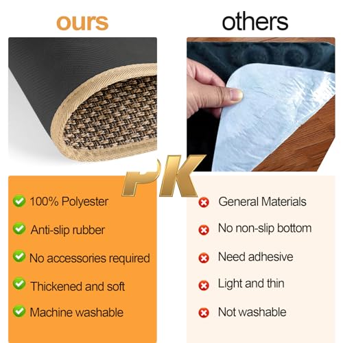 SUMLANS Stair Treads Carpet 15 pcs for Wooden Steps with Non Slip Rubber Backing, 100% Polyester Soft Stairs Resistant Indoor Skid Runner Safety Rugs for Kids Elders and Pets 30" * 8" (Brown) - Image 4