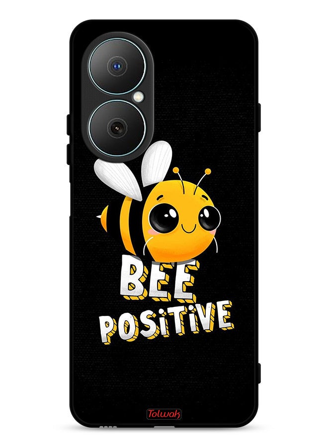 Tolwak Huawei Nova Y73 Protective Case Cover Bee Positive