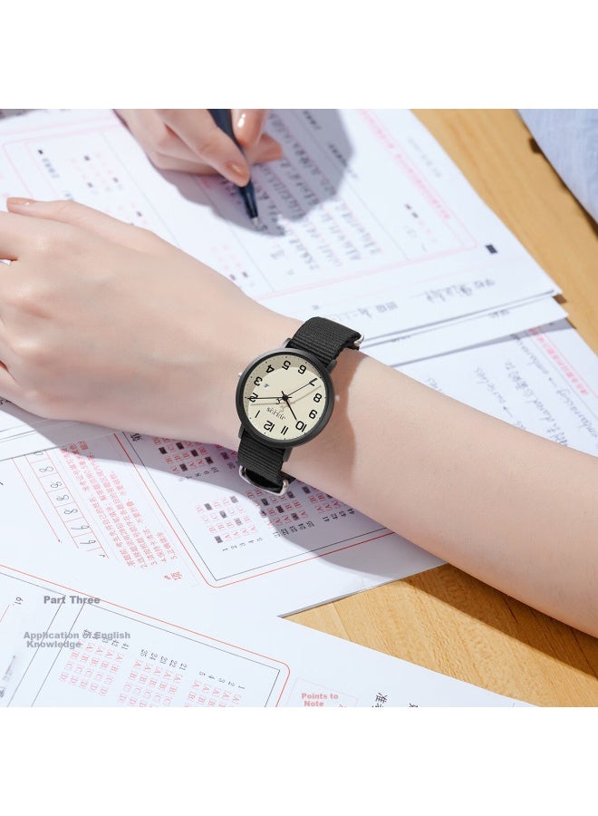 Julius Women's Watch Ja-1552f Black Waterproof Quartz Uni Student Exam Season - Image 2