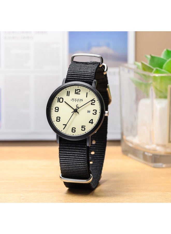Julius Women's Watch Ja-1552f Black Waterproof Quartz Uni Student Exam Season - Image 3