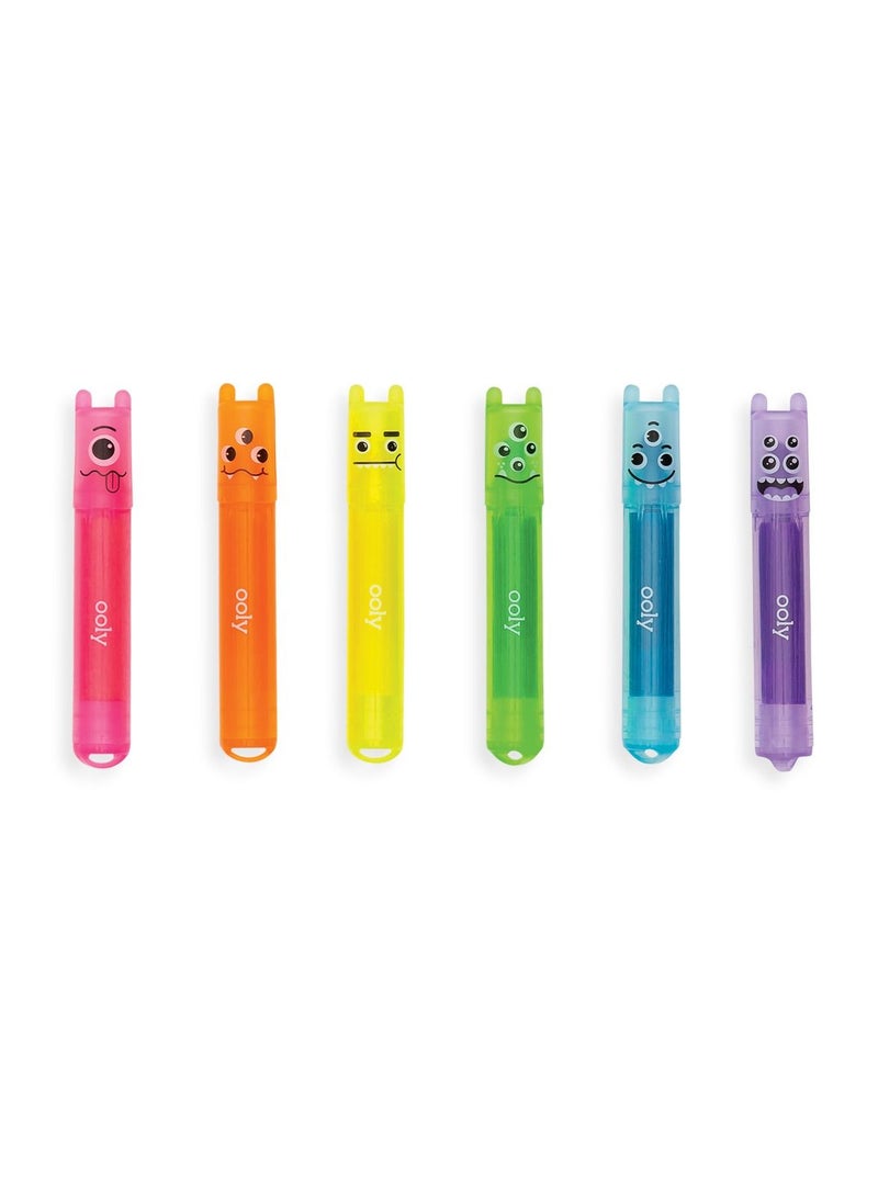 Ooly Mini Monster Scented Markers - Set of 6pcs - Image 2