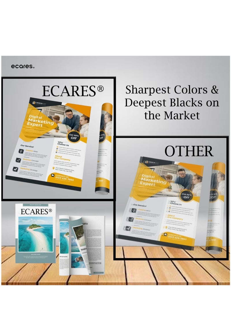 ECARES®410A Toner Cartridge CF411A  for HP Color Laserjet Pro MFP M452dn M452dw M452nw M477fdw M477fnw M477fdn M377dw Printer (Cyan) - Image 2