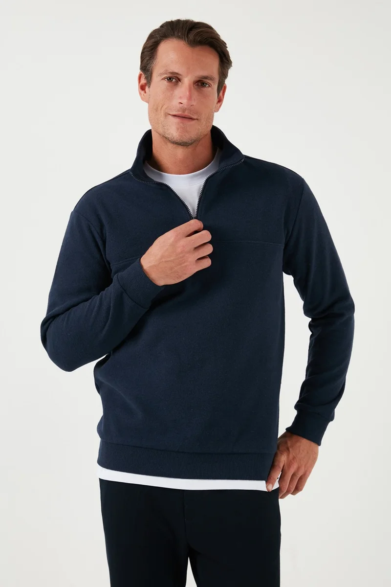 بوراتي Cotton Regular Fit Sweater Men's Sweater 456112 Br