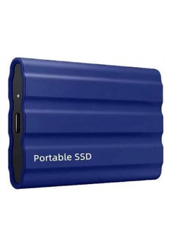 Generic External Hard Drive, External Portable SSD, Computer Hard Drives, Ultra Slim USB 3.1 Type-C with USB-A, Easy to Carry Blue-6TB 