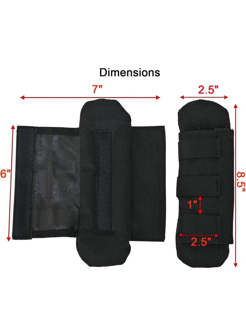SOLARAE Shoulder Strap Pad, Car Seat Straps Shoulder Pads, 2 Pack Vest Shoulder Strap Pads Backpack Strap Pads, for All Car Seats/Pushchair/Stroller/Sling Bags - Image 2