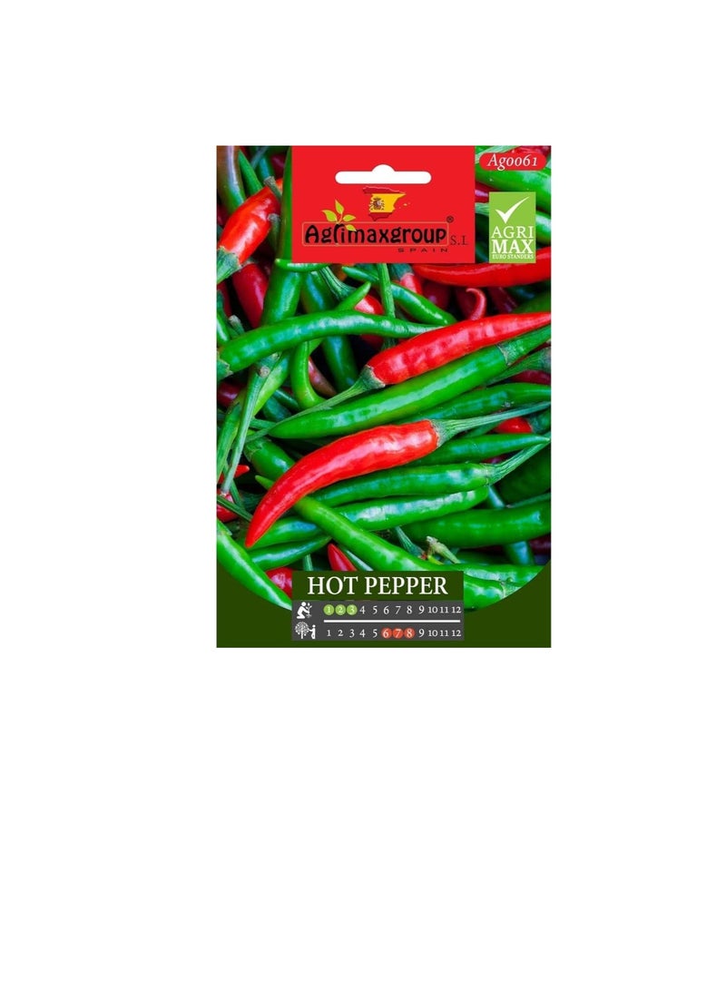 Agrimax Hot Pepper seeds by Agrimaxgroup - Image 1