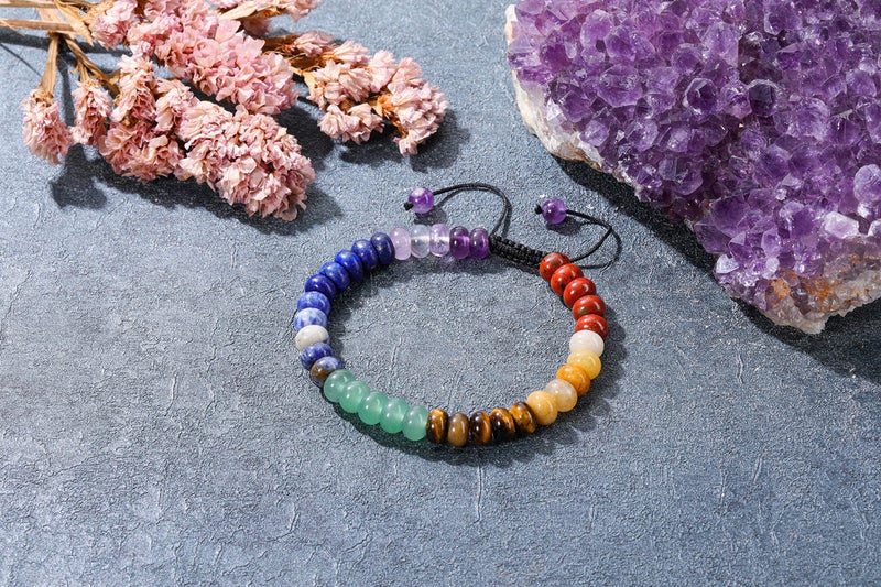 Top Plaza 3 Pcs Chakra Bead Bracelet 7 Chakra Healing Crystals Bracelet Yoga Stone Beads Bracelets Meditation Relax Anxiety Bracelets for Women Men - Image 4