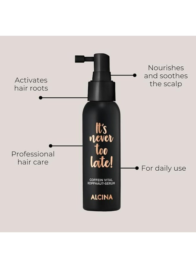 ALCINA It's never too late! Caffeine Vital Scalp Serum 100ml - Image 2