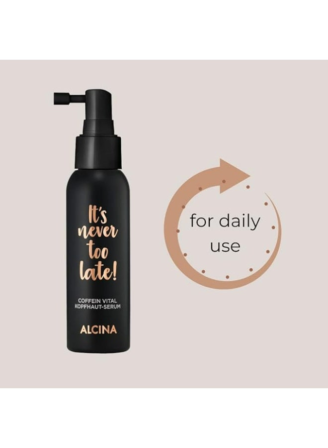 ALCINA It's never too late! Caffeine Vital Scalp Serum 100ml - Image 3