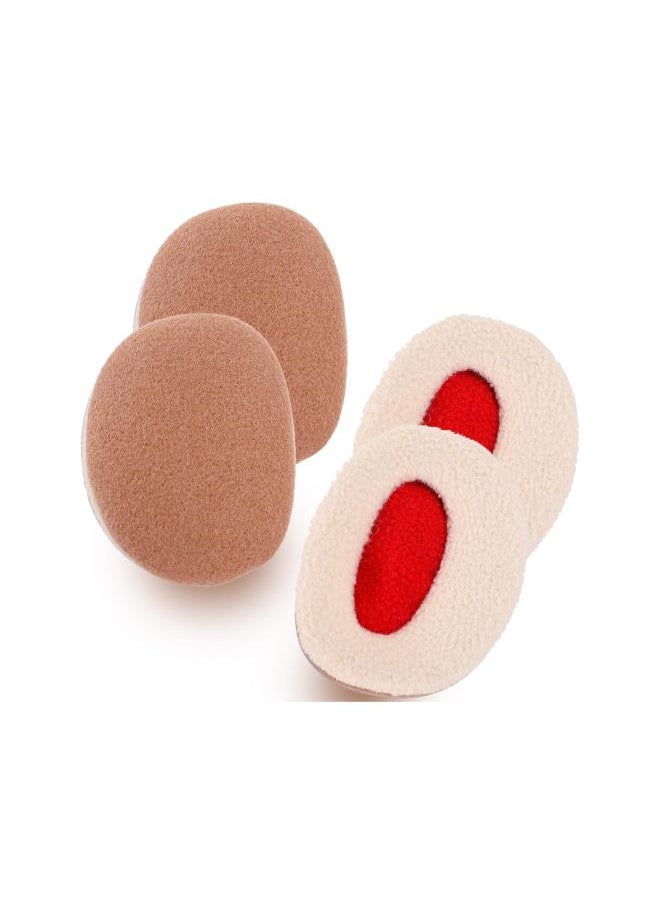 silvercnc - 2 Pairs Ear Muffs, Fleece Bandless Ear Warmers with Thinsulate Winter Ear Covers for Men Women - Image 1