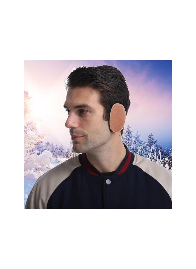 silvercnc - 2 Pairs Ear Muffs, Fleece Bandless Ear Warmers with Thinsulate Winter Ear Covers for Men Women - Image 1
