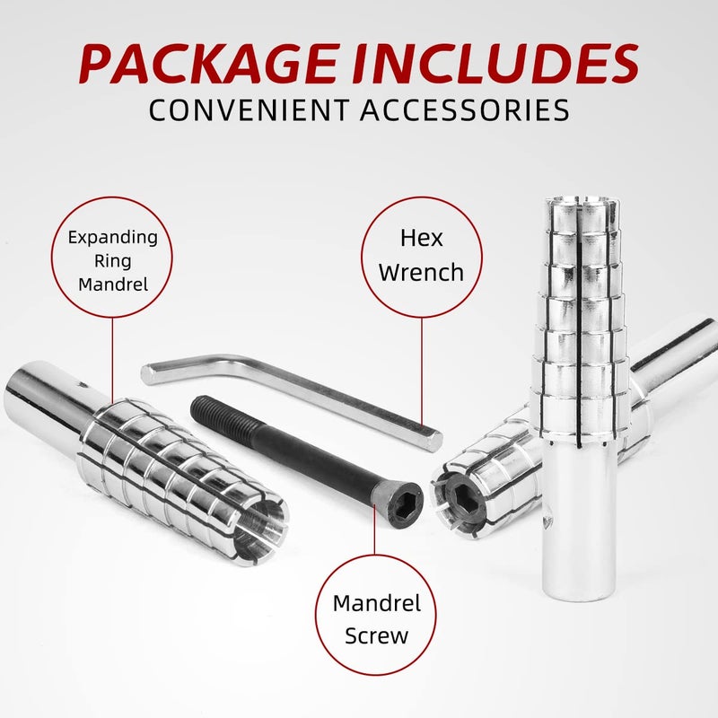 YIEPET Expanding Ring Mandrel-Ring Mandrel for Lathe,Ring Stretcher,Ring Sizes(7.5-10.5) Turning and Manufacturing Rings Making - Image 2