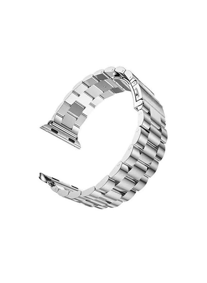 ten.tech stainless steel band smartwatch replacement strap compatible with Apple watch Ultra iwatch Series 8/7/6/5/4/3/2/1 SE 49mm 45mm 44mm 42mm - Image 3