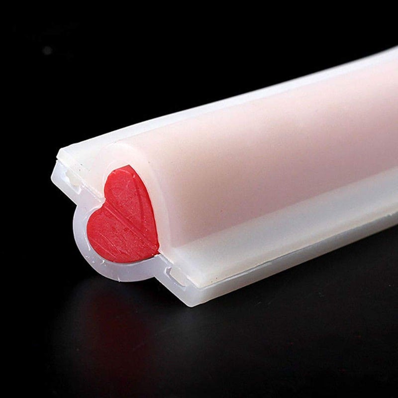 EORTA Heart Shaped Silicone Mold Tube Column Handmade Soap Candle Chocolate/Cake/Mousse/Loaf Baking Tools for DIY Craft Dessert Clay Party Decoration, White - Image 5