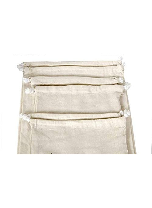 BSD Organics - BSD Organics Eco Home Store Cotton Reusable Muslin Fridge Storage Bag for Fruits and Vegetables(Beige) - 9 Numbers - Image 1