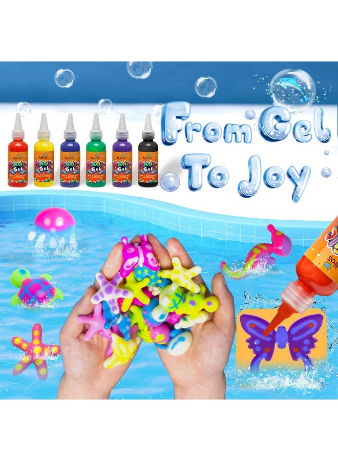 كيديتوس مجموعة ألعاب كيديتو السحرية المائية متغيرة الألوان، مجموعة جل مائي سحري مائي مع 6 جل متغير الألوان و6 قوالب. هدايا عيد الميلاد، هدايا أعياد الميلاد، هدايا الحفلات، أدوات STEM يدوية الصنع للأطفال. - Image 3