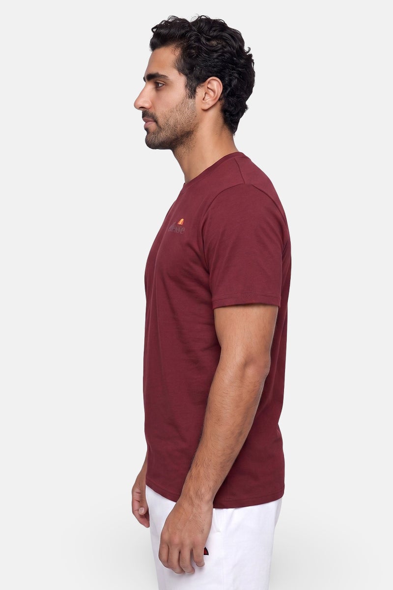 Ellesse Men Sportwear Fit Short Sleeve Training T-Shirt, Maroon - Image 3