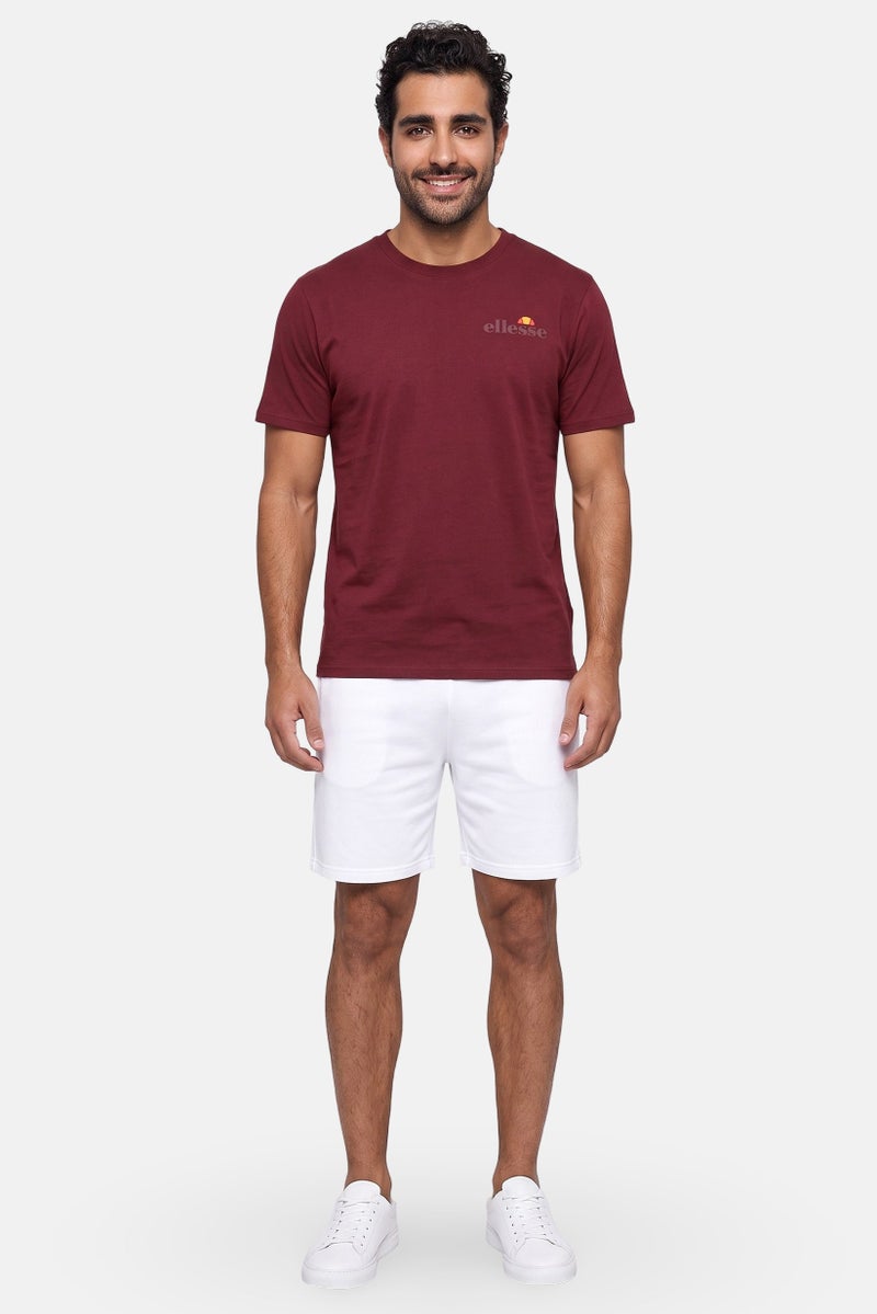 Ellesse Men Sportwear Fit Short Sleeve Training T-Shirt, Maroon - Image 2