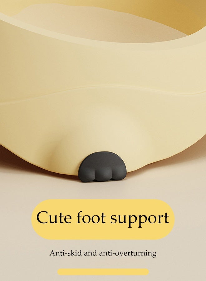 DUNISO Elevated Cat Bowl Pet Food Water Bowls Tilted Rised Cat Bowl with 2 Stainless Steel Pet Bowls 15° Tilted Anti-Vomiting Wide Shallow Raised Feeding Dishes Non-Slip Protect Pet's Spine Feeding Bowls for Cats and Puppy - Image 5