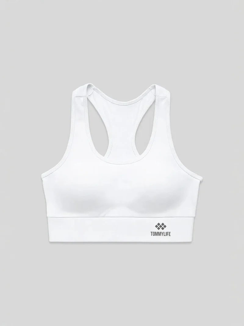 TOMMYLIFE TOMMY Sleeveless Cropped Fitted Sports Top