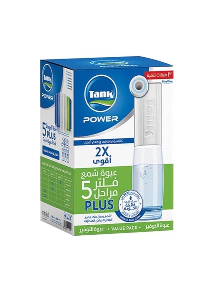 Tank Power Water Filter Cartridges – 5 Stages Plus Economy Pack - Image 1