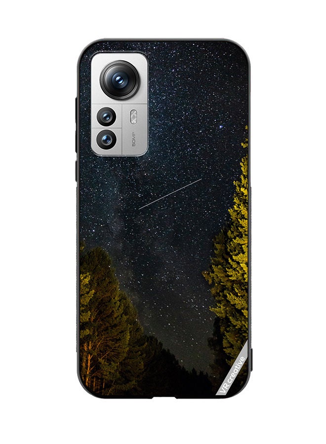 VR CREATIVE Protective Case Cover For Xiaomi 12X Blending Lights Design Multicolour - Image 1