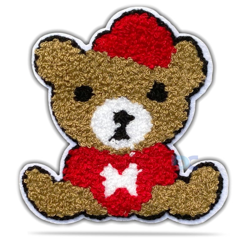 Daily Crafts Daily Crafts 3 pcs Unisex Teddy Bear Kids Patches Needlework Sew on Stitching Clothes Patch for Clothes Boutiques Jackets Jeans Bags Multicolor Towel Design Teddy Bear Edition - Image 4