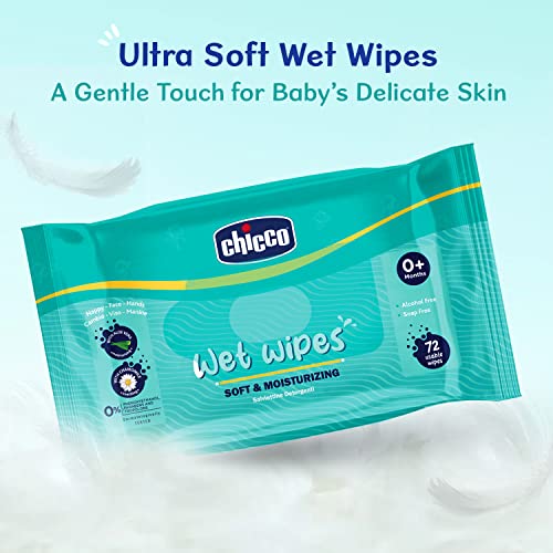 CHICCO Wet Wipes 216PCS(72PCS X 3 Packs) - Image 3