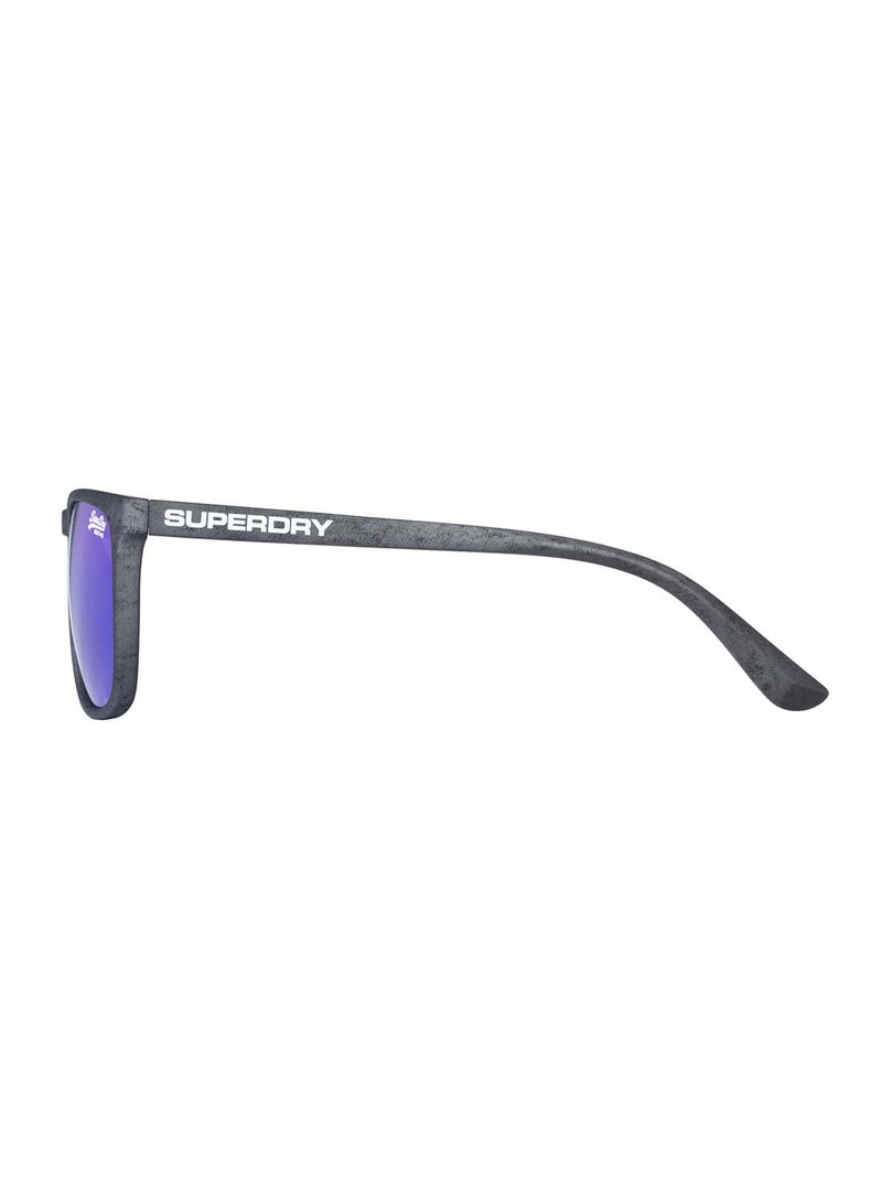 Superdry نظارة شمسية SHOCKWAVE مستطيلة الشكل بإطار كامل للحماية من الأشعة فوق البنفسجية - خضراء - Image 3