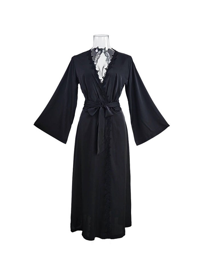 Women  Cardigan Bathrobe